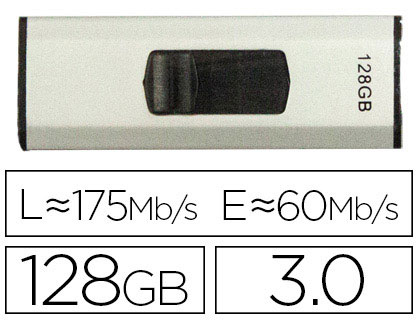 Memoria USB 3.0 Q-Connect Flash 128 GB